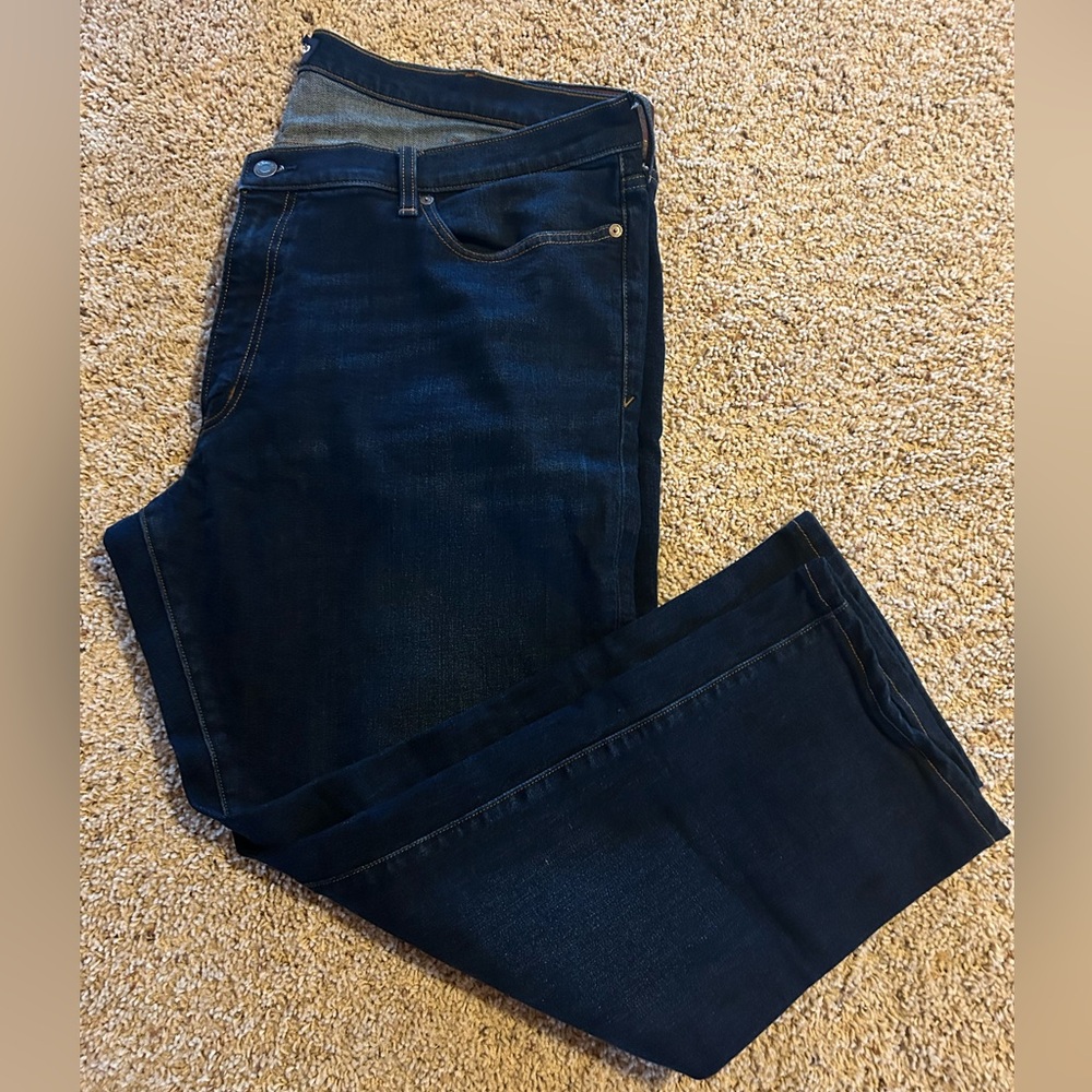 Lands’ End men’s dark wash jean 44x28